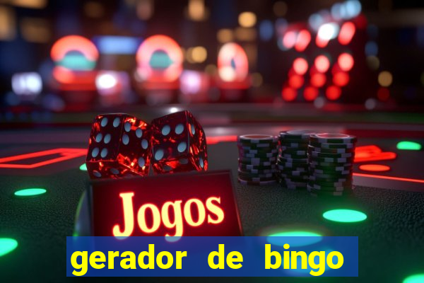 gerador de bingo de palavras